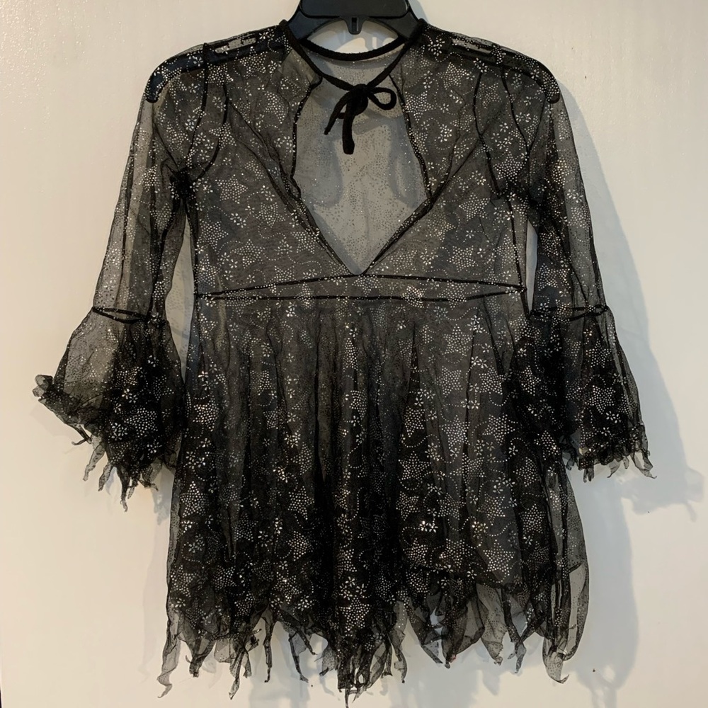 Sabrina the Teenage Witch Black and Silver Starry Dress Costume